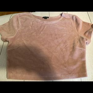 Wild Fable corduroy blush crop top